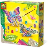 SES Creative Kreativt lekset - Dekorera Fjärilar i trä - - One Size - Kreativt lekset