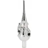 Christmas Decoration KEDJA TIP GLAS SILVER BALWAN