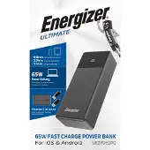 Energizer UE27062PQ powerbank 27 000 mAh 65 W PD, sort
