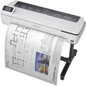 Epson SureColor SC-T5100 - 36 storformatsskrivare - färg - bläckstråle - Rulle (91,4 cm) - 2 400 x 1 200 dpi - Gigabit LAN, Wi-Fi(n), USB 3.0 - kniv