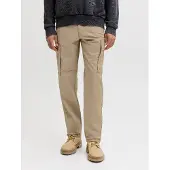 Jack & Jones Cargobyxa 'JPSTKANE FRANK' mörkbeige