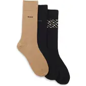 BOSS Gift-boxed three-pack of regular-length socks