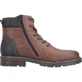 Rieker Boots med snörning 'Gabandi' karamell / mörkgrå