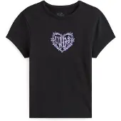 Vans T-shirt 'Barbed Heart' lavendel / svart