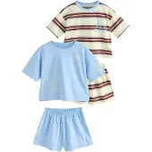 Next Pyjamas elfenben / himmelsblå / choklad