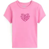 Vans T-shirt 'Barbed Heart' rosa / magenta
