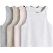 The Set Topp beige / grå / rosa / vit