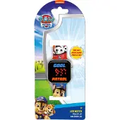 Kids Euroswan LED-klocka med kalender Peacock Patrol PW20003