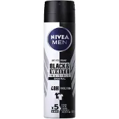 Nivea Invisible Black & White For Men Deo Spray 150 ml