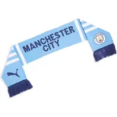Puma Halsduk - Stickad - 120 cm - Manchester City - Icy Blue/ - - One Size - Halsduk
