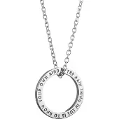 Lumoava x Moomin Snusmumriken Quote silverhalsband MO561800000