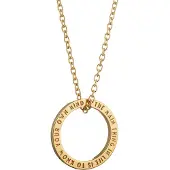 Lumoava x Moomin Snusmumriken Quote gulgallrat silverhalsband MO661800000