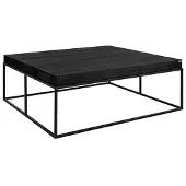 Artwood Carlisle soffbord svart 100x100cm