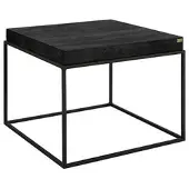 Artwood Carlisle sidobord svart 65x65cm