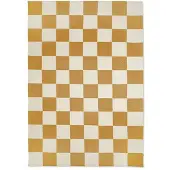 Classic collection Square matta vit/gul