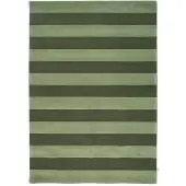Classic collection Stripe Boucle matta grön