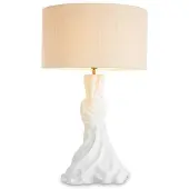 Eichholtz Banyan bordslampa vit