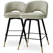 Eichholtz Cliff barstol mayer silver 2-set