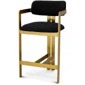 Eichholtz Donato barstol bouclé black