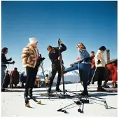 Slim Aarons Verbier Skiers