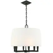 Visual Comfort Square Tube taklampa brons