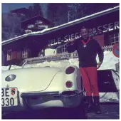 Slim Aarons Gstaad Skier