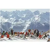 Slim Aarons Lounging In Verbier