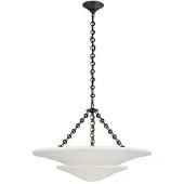 Visual Comfort Mollino takkrona brons