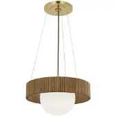 Visual Comfort Arena 18" takkrona antik mässing
