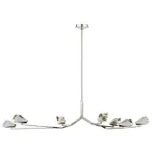Visual Comfort Carraig 65" 7L takkrona nickel