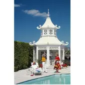 Slim Aarons Palm Peach Pagoda