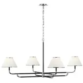 Visual Comfort Rigby Grande takkrona nickel