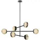 Visual Comfort Melange 48" takkrona justerbar brons