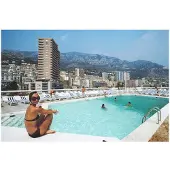 Slim Aarons Rooftop Pool