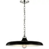Visual Comfort Piatto takpendel nickel/svart M