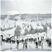 Slim Aarons Skiing In Vail