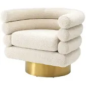 Eichholtz Maguire fåtölj bouclé cream