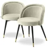 Eichholtz Chloé matstolar sand