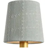 Visual Comfort Schumacher 5" lampskärm sky elin check empire