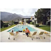 Slim Aarons Poolside Interruption
