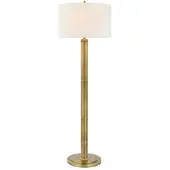 Visual Comfort Longacre golvlampa antik mässing