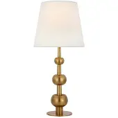 Visual Comfort Comtesse bordslampa trippel antik mässing M