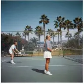 Slim Aarons Tennis In San Diego