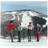 Slim Aarons Skiing In New Hampshire