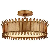 Visual Comfort Leslie 16" plafond Gilded Iron