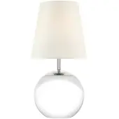 Visual Comfort Terri portabel bordslampa crystal