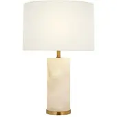 Visual Comfort Lineham 16" portabel bordslampa alabaster