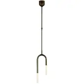 Visual Comfort Rousseau takpendel asymmetrisk brons S