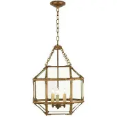 Visual Comfort Morris taklampa Gilded Iron/klarglas S
