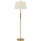 Visual Comfort Griffin golvlampa antik mässing